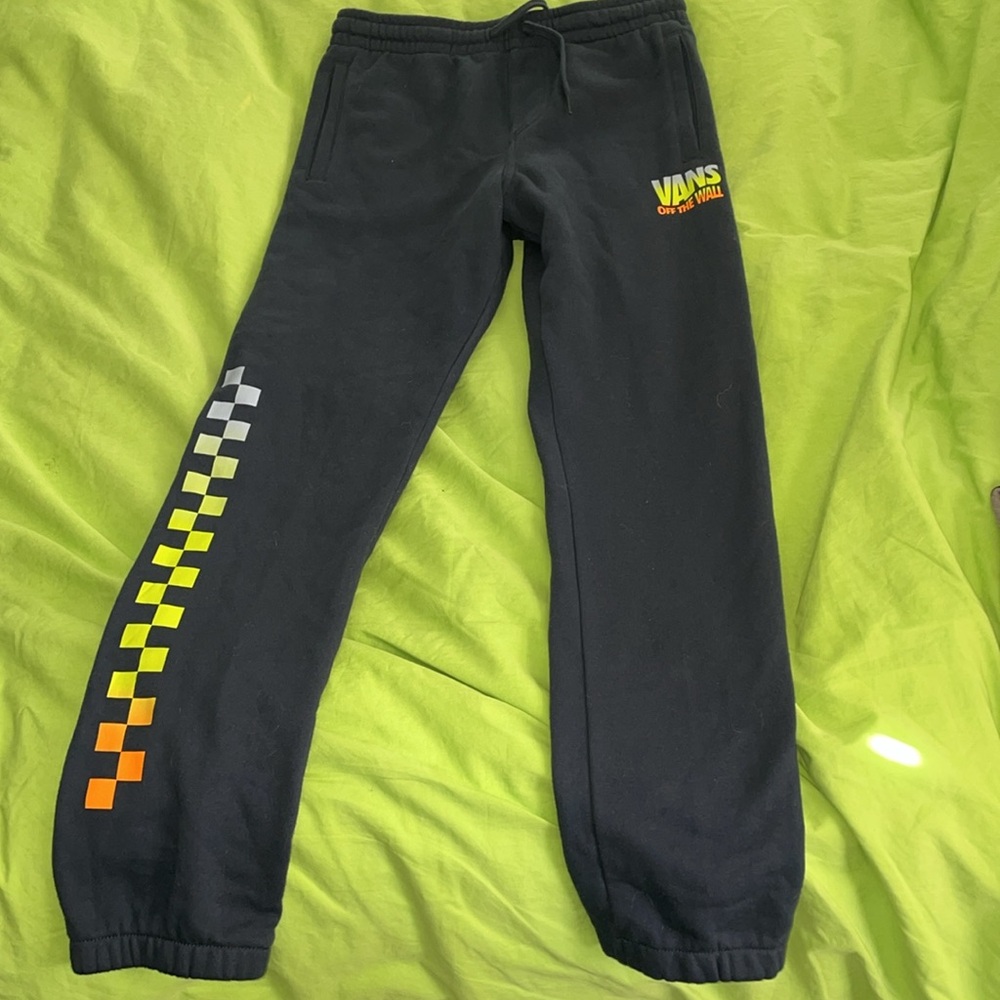 EUC Vans boys medium navy sweatpants